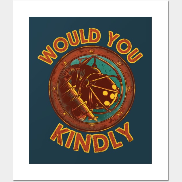 Would You Kindly Wall Art by Fishmas